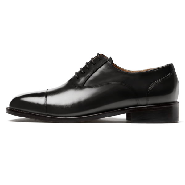 Black Calf Cap Toe Oxford - Image 3