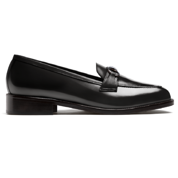 Black Calf Horsebit Loafer