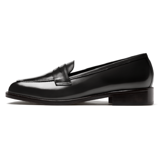 Black Calf Penny Loafer - Image 3