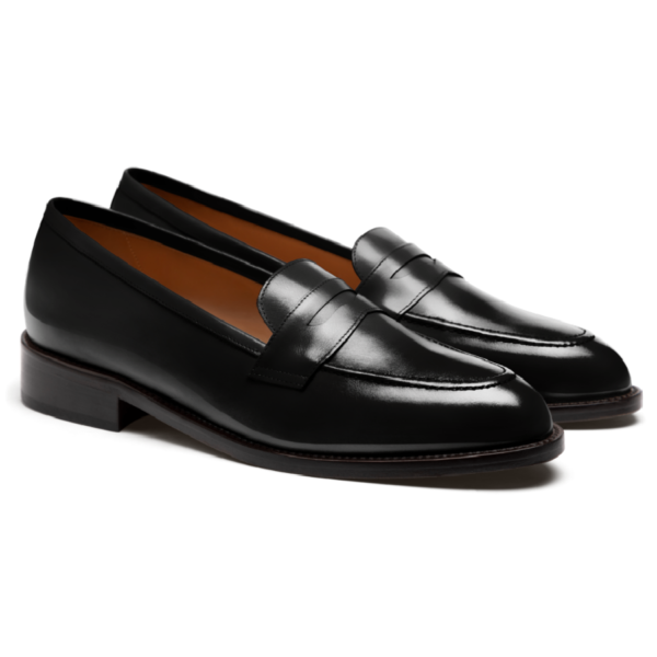 Black Calf Penny Loafer - Image 2
