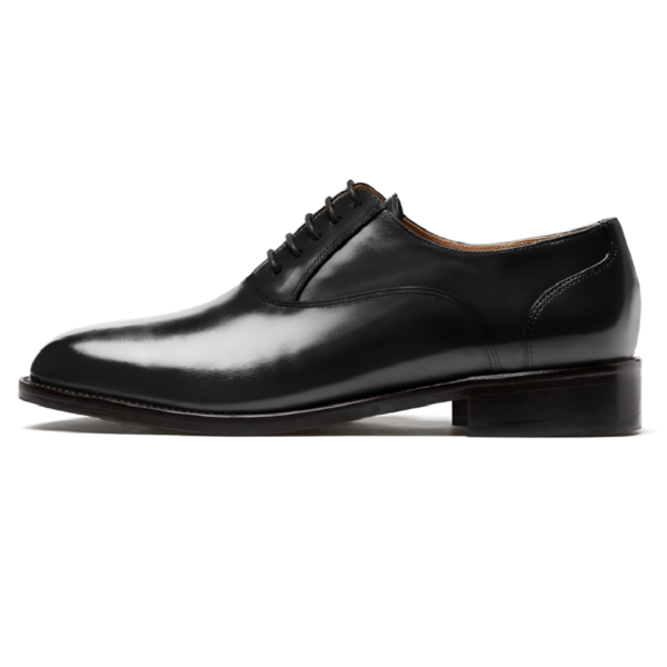 Black Calf Plain Toe Oxford - Image 3