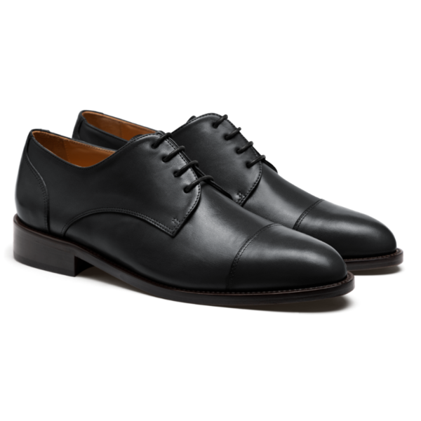 Black Cap Toe Derby - Image 2