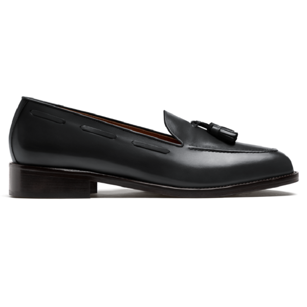Black Tassel Loafer
