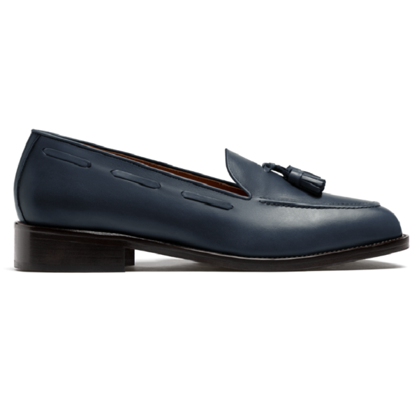 Blue Tassel Loafer