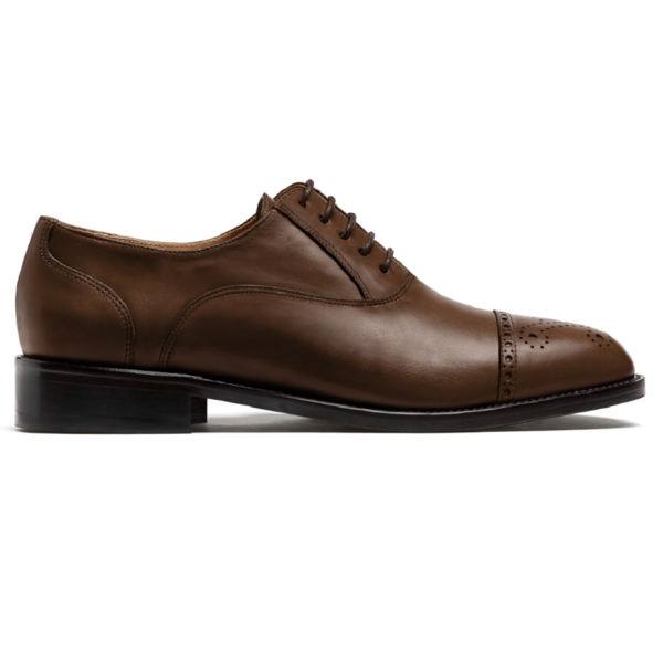 Brown Cap Toe Brogue
