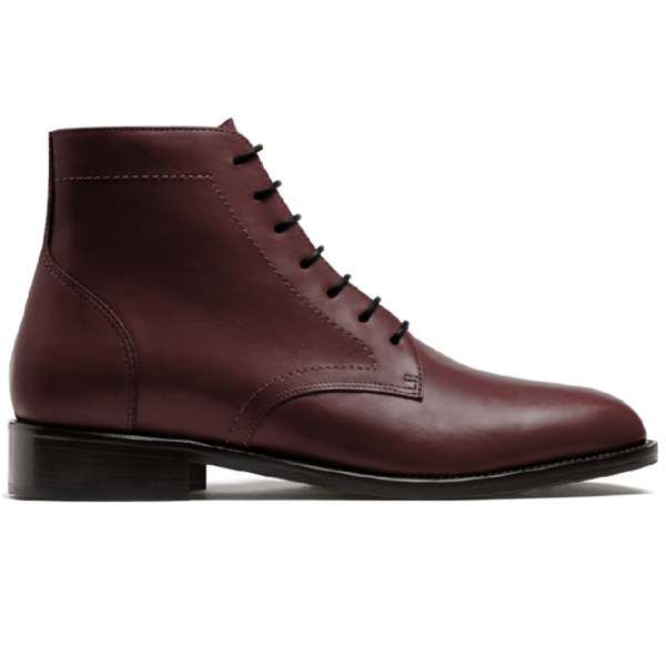Dark Cherry LaceUp Boot