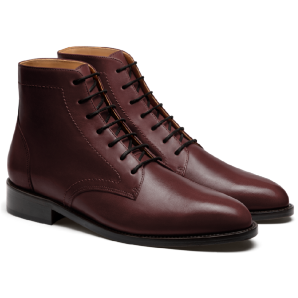 Dark Cherry LaceUp Boot - Image 2