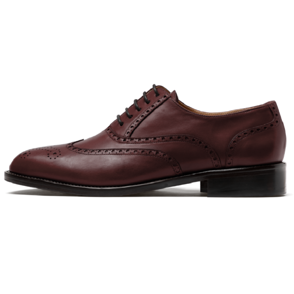 Dark Cherry Wingtip Brogue - Image 3