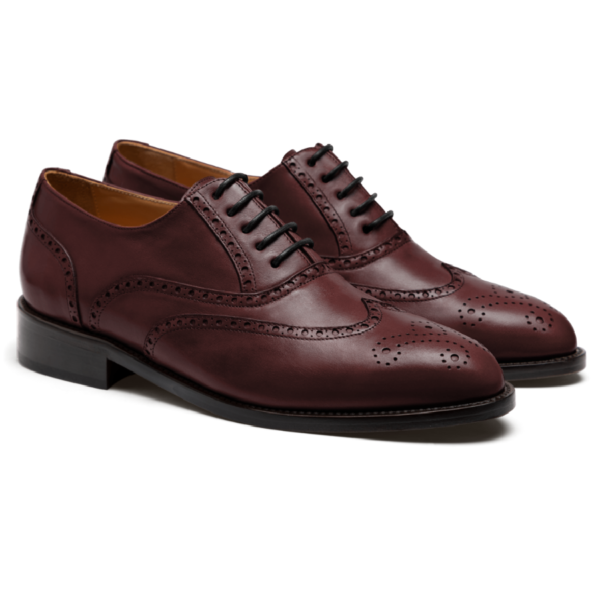 Dark Cherry Wingtip Brogue - Image 2