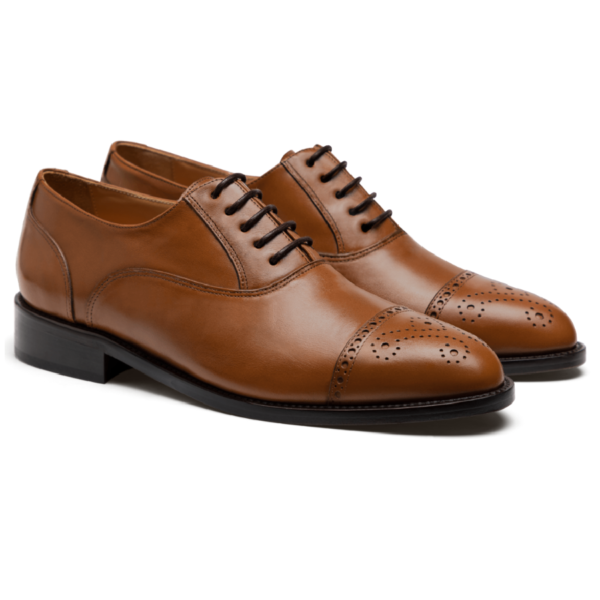 Tan Cap Toe Brogue - Image 2