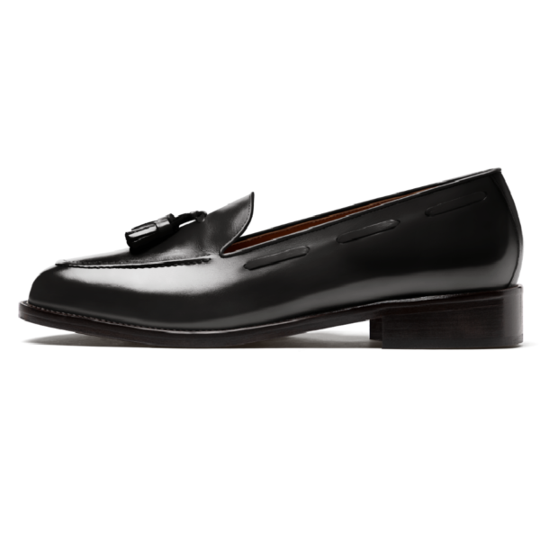 Black Calf Tassel Loafer - Image 3