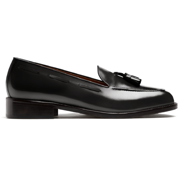 Black Calf Tassel Loafer