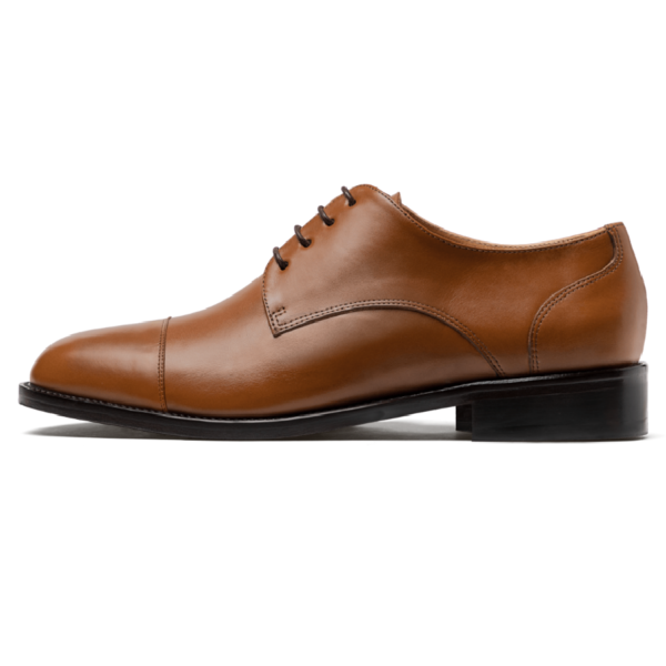 Tan Cap Toe Derby - Image 3