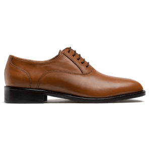 Tan Plain Toe Oxford