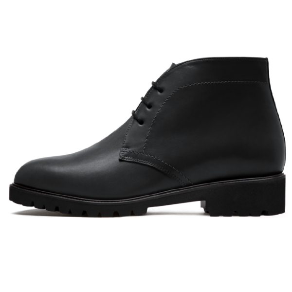 Black Semi Casual Chukka Boot - Image 3